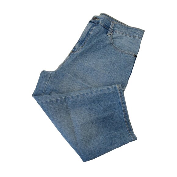 Gloria Vanderbilt Women Amanda Capri Jeans Size 10 -Stretch-classic-Straight leg - Picture 4 of 10